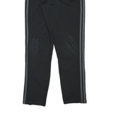 ADIDAS Mens Joggers Black & Grey Regular Slim M W26 L30 Sportswear Track Pants
