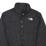 THE NORTH FACE Womens Black Jacket XS Polyester Blend Plain Zip Outdoor Sport