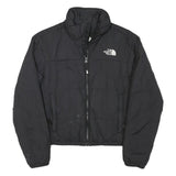 THE NORTH FACE Womens Black Jacket XS Polyester Blend Plain Zip Outdoor Sport
