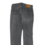 LEVI'S Mens Jeans Black Regular Straight Denim Medium W30 L29 Classic Zip