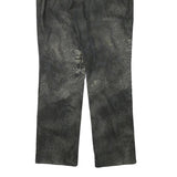 ASCANI Womens Polyester Blend Black Grey Regular Fit Straight Leg Trousers W29