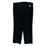 Carhartt Chinos - 33W 27L Black Cotton