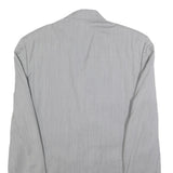 CERRUTI Mens Grey Wool Double Breasted Jacket L Woven Classic Button Closure