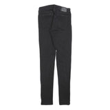 LEVI'S 711 Womens Jeans Black Slim Skinny Denim W25 L32 Stylish Comfort