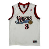 Philadelphia 76Ers Nike Nba Jersey - Large White Polyester
