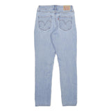 LEVI'S Mid Rise Skinny Womens Jeans Blue Classic Skinny Denim Light W27 L28