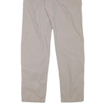CARHARTT Mens Regular Fit Beige Cotton Blend Zip Trousers W33 L31 Workwear