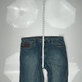 Sean John Hip Hop Jeans - 38W 31L Blue Cotton