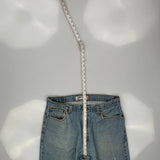 560 Levis Jeans - 35W 30L Light Wash Cotton