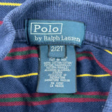 Age 1.5 Polo By Ralph Lauren Striped Polo Shirt - 2XS Multicoloured Cotton
