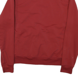 CARHARTT Mens Red Workwear Jacket S Polyester Blend Plain Zip Stand-Up Collar