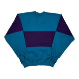 Unbranded Striped Sweatshirt - Medium Blue Polyester Blend