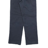 DICKIES Mens Regular Fit Navy Blue Cotton Blend Zip Trousers W28 L29 Workwear