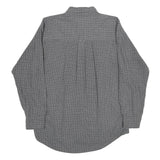 CHAPS RALPH LAUREN Mens Grey Check Regular Fit M Shirt Cotton Long Sleeve Button