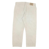 LEVI'S 551 Mens Jeans Beige Regular Straight Denim W34 L25 Casual Button Fly