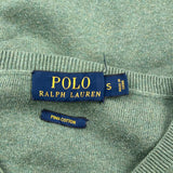 Polo By Ralph Lauren Jumper - Small Green Cotton