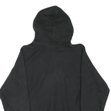 CHAMPION Mens Black Hoodie S Cotton Blend Pullover Drawstring Casual