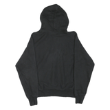 CHAMPION Mens Black Hoodie S Cotton Blend Pullover Drawstring Casual