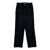 501 Levis Jeans - 27W US 4 Black Cotton