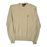 Polo By Ralph Lauren Sweater - Large Cream Cotton