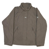 HELLY HANSEN Womens Brown Zip Jacket M Polyester Blend Lightweight Outdoor Shell