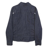 LEVIS Mens Blue Denim Jacket M Cotton Button Plain Classic Casual