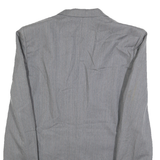 YVES SAINT LAURENT Mens Grey Wool Pinstripe Tailored Jacket M Wool Classic