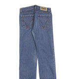 DOLCE & GABBANA Womens Slim Blue Denim Jeans W29 L32 Stylish Cotton Blend Zip