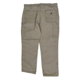 Carhartt Carpenter Trousers - 36W 30L Beige Cotton