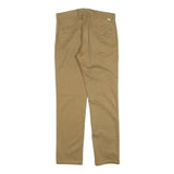 LEVI'S Mens Cotton Blend Beige Slim Straight Trousers W30 L29 Casual Smart