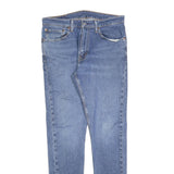 LEVI'S 512 Tapered Mens Jeans Blue Slim Denim Medium W34 L34 Zip Closure