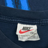 Air Nike Graphic T-Shirt - Medium Blue Cotton