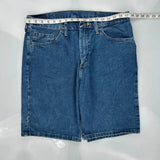 Wrangler Denim Shorts - 34W 9L Blue Cotton