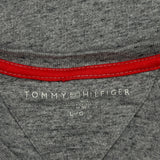 Tommy Hilfiger T-Shirt - Large Grey Cotton