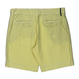 Tommy Hilfiger Chino Shorts - 34W 9L Yellow Cotton