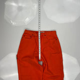 Yes Carpenter Pants - 30W 28L Orange Cotton