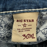 Big Star Boot Cut Jeans - 32W UK 10 Blue Denim