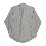 Ralph Lauren Striped Shirt - Large Burgundy Cotton
