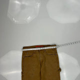 Dickies Carpenter Pants - 33W 29L Brown Cotton
