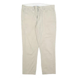 POLO RALPH LAUREN Mens Cotton Blend Beige Regular Fit Straight Leg Trousers W34