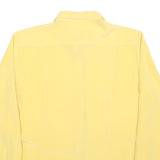 PARK LANE Womens Yellow Shirt Long Sleeve Point Collar L Lightweight