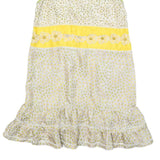 RED VALENTINO Womens Yellow Floral Sleeveless Midi Dress M Daisy Print