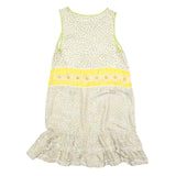 RED VALENTINO Womens Yellow Floral Sleeveless Midi Dress M Daisy Print