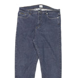 CALVIN KLEIN JEANS Womens Blue Slim Skinny Denim Medium W32 L27 Cotton Blend Zip