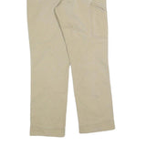 CARHARTT Mens Cotton Blend Beige Relaxed Fit Straight Trousers W33 L34 Workwear
