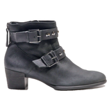 ECCO Ankle Boots Black Synthetic Womens UK 4