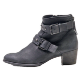 ECCO Ankle Boots Black Synthetic Womens UK 4