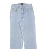 ANGEL Womens Jeans Blue Regular Straight Denim Light W26 L28 Stretch Zip