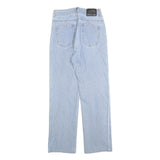 ANGEL Womens Jeans Blue Regular Straight Denim Light W26 L28 Stretch Zip