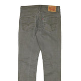 LEVI'S 511 Mens Slim Jeans Green Denim W30 L30 Stylish Cotton Blend Zip Closure